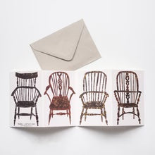 Load image into Gallery viewer, ‘Four Chairs’ card by Hadley Paper Goods