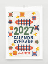 Load image into Gallery viewer, 2027 Calendr Cymraeg/Welsh Calender by Jade Fisher