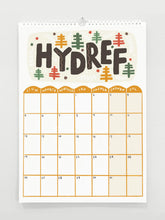 Load image into Gallery viewer, 2027 Calendr Cymraeg/Welsh Calender by Jade Fisher