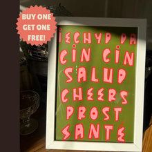 Load image into Gallery viewer, A4 Iechyd Da Welsh Print