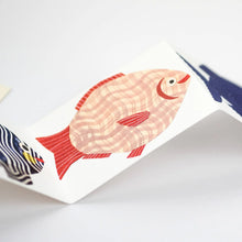 Load image into Gallery viewer, ‘Fish’ concertina card by Hadley Paper Goods
