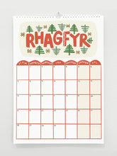 Load image into Gallery viewer, 2027  Calendr Cymraeg/Welsh Calender by Jade Fisher
