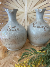 Load image into Gallery viewer, Vintage French oil and vinegar holders by Gres Du Marais
