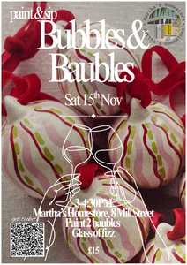 Bubbles & Baubles - 15th November