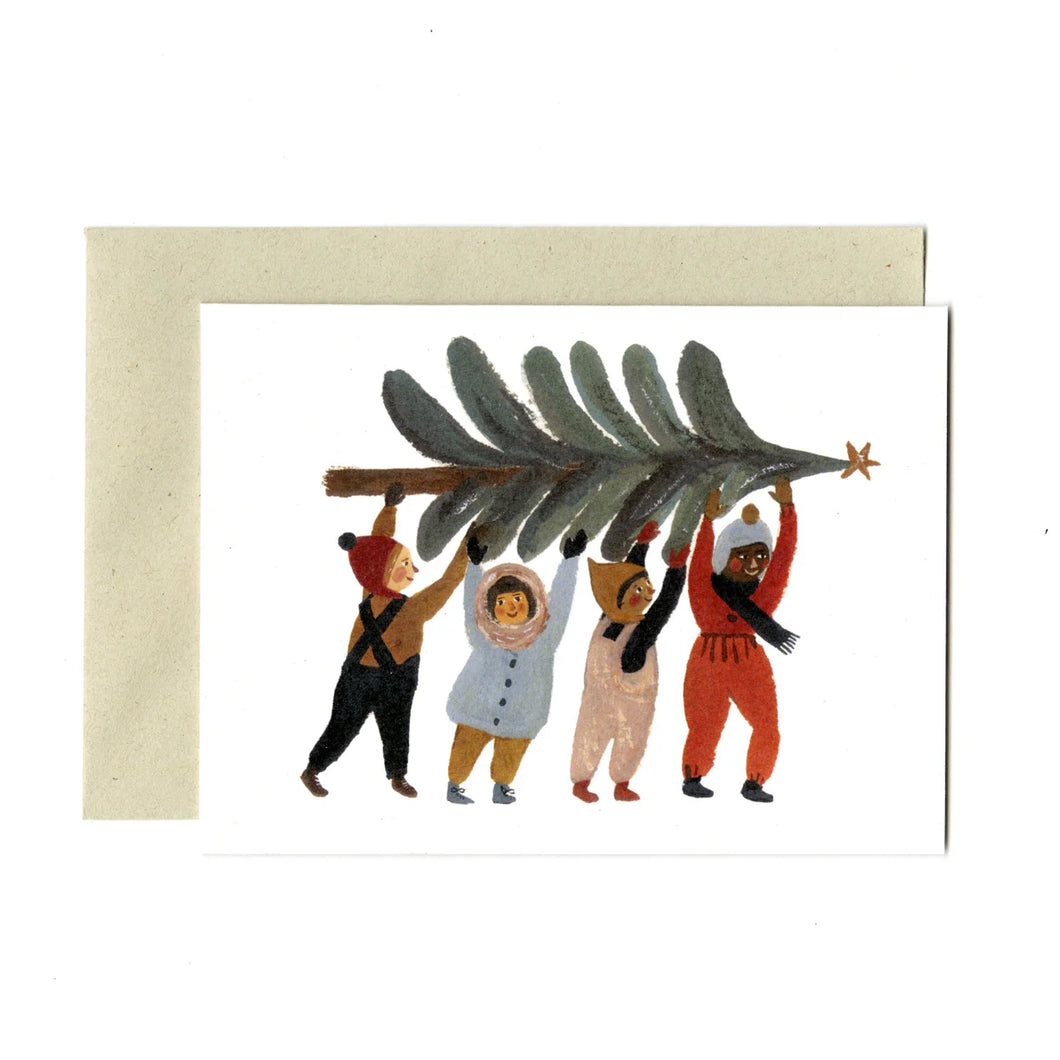 Gemma Koomen Carrying the Tree card