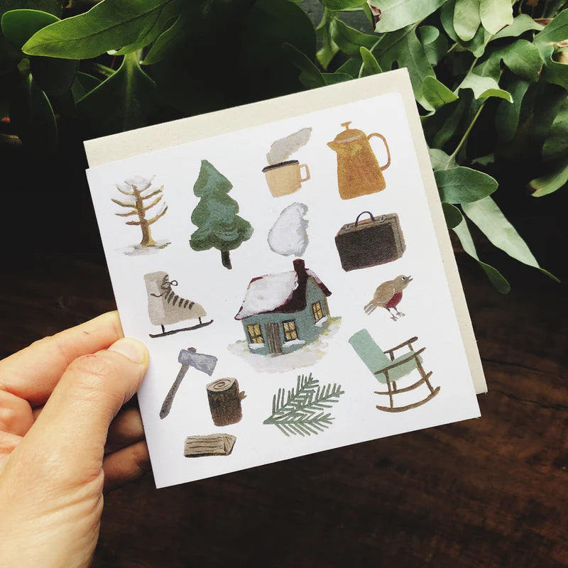 Gemma Koomen Winter in the Woods card