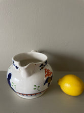 Load image into Gallery viewer, Antique ‘Gaudy Welsh’ jug in cobalt blue and burnt orange
