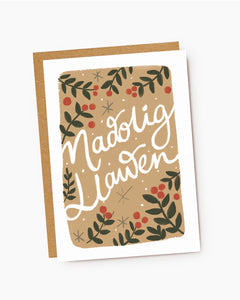 Nadolig Llawen card by Jade Fisher