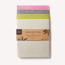 Load image into Gallery viewer, Compostible Swedish Dish Cloths - pack of 4
