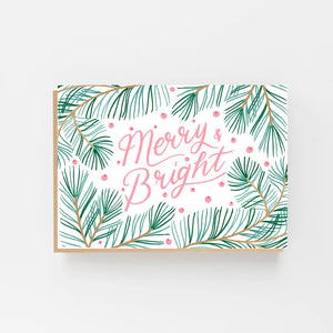 Merry & Bright Fir card by Lomond Paper Co