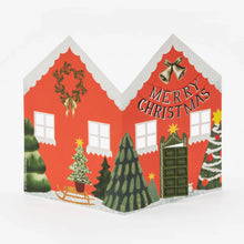 Load image into Gallery viewer, ‘Christmas House’ card by Hadley Paper Goods
