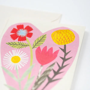 ‘Floral Heart’ card by Hadley Paper Goods