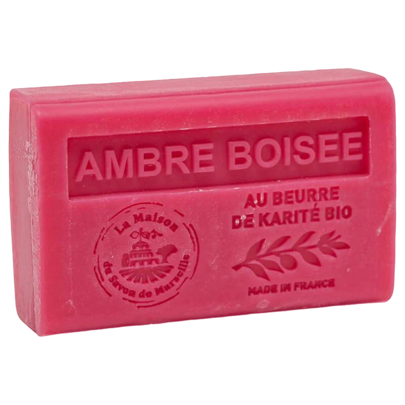 French soap - Amber Boisee/Amber Wood125g