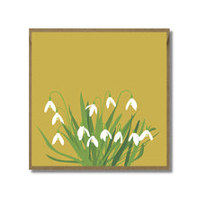 Load image into Gallery viewer, Snowdrops card by Fiddy + Mabel
