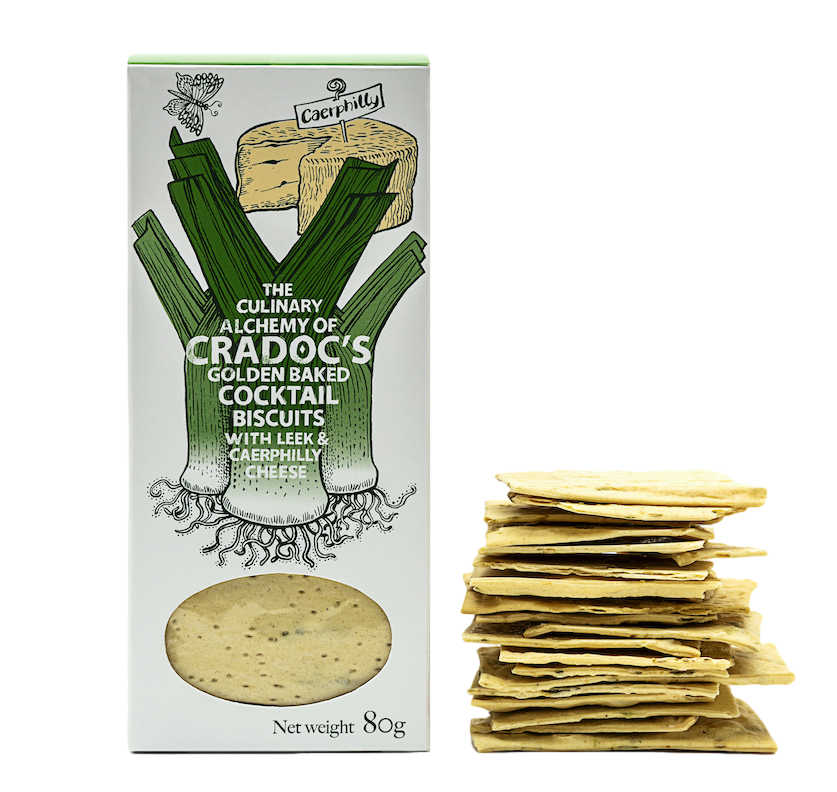 Cradoc’s Leek and Caerfilli crackers