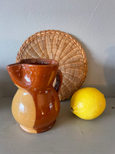 Vintage two tone glazed jug