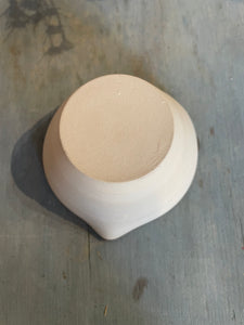 Ceramic small heart bowl - pink edge