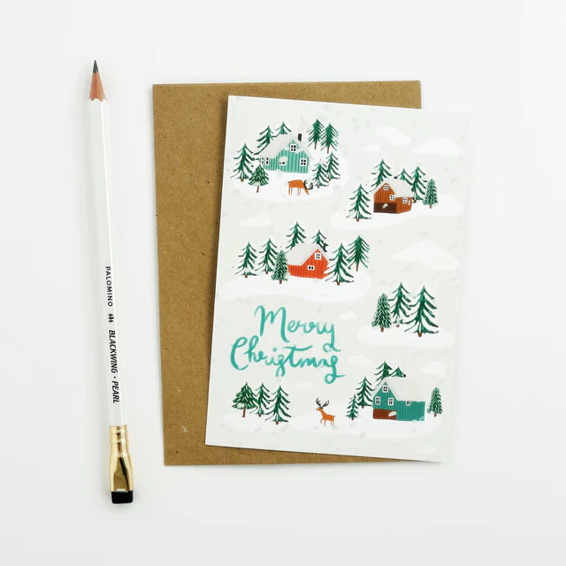 Lomond Paper Co Little Log Cabins 8 Cards
