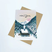 Load image into Gallery viewer, Lomond Paper Co Happy New Year Mountains Card
