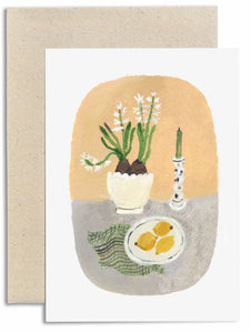 Gemma Koomen Hyacinths and Lemon card