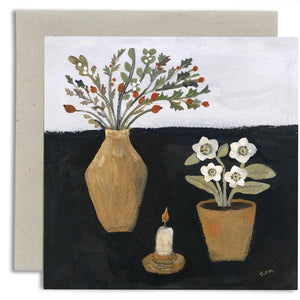 Gemma Koomen Hellebores, Hips and Haws Card
