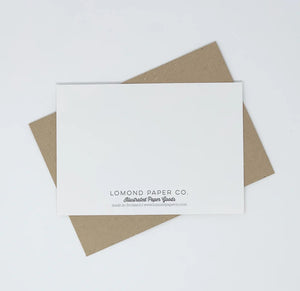 Happy Birthday card in a floral Winter design by Lomond Paper Co
