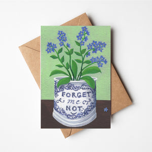 Forget-me-nots card by Susie Hamilton
