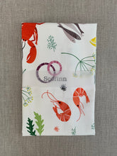 Load image into Gallery viewer, Tea towel - ‘Crayfish and Prawns’ - Scofinn
